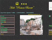 Tablet Screenshot of pensionebarrett.com